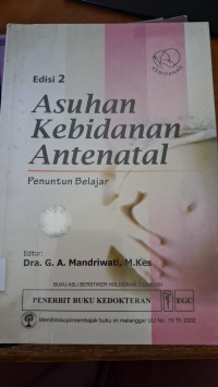Image of Asuhan Kebidanan Antenatal Penuntun Belajar